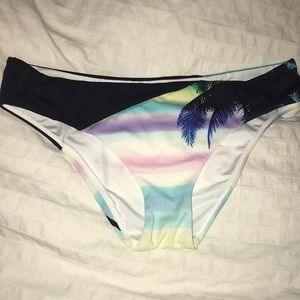 M Victoria Secret palm print bikini bottoms